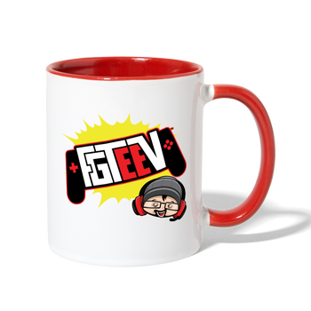 FGTeeV Controller Contrast Coffee Mug - white/red